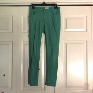 Teal Green Skinny Jeans